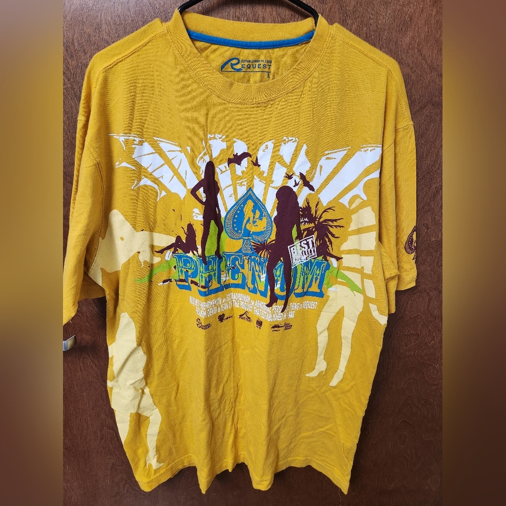 Request Yellow Graphic Men's Tee
